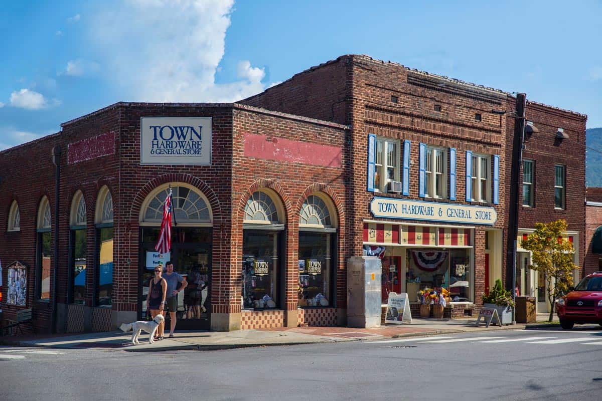 photo of downtown Asheville