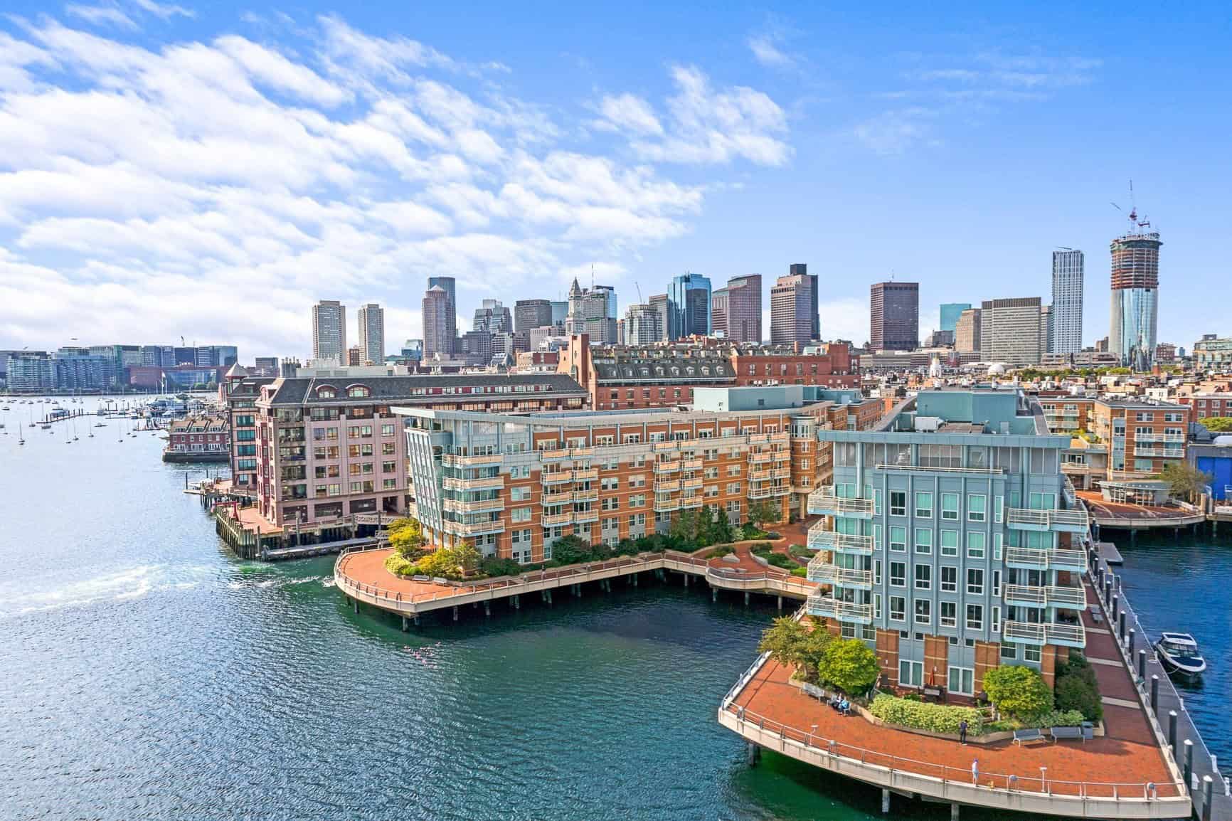 Battery Wharf, Boston, Waterfront. MA